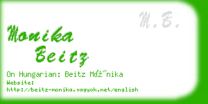 monika beitz business card